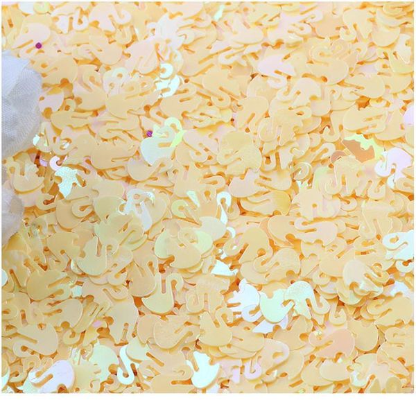 

10g colorful swan shape pvc loose sequins for crafts paillettes sewing craft glitter confetti nail art sequin diy acc jllcyk