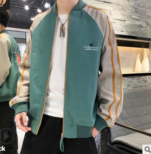 

jacket men 2020 spring and autumn new baseball uniform trend casual couple jacket loose tide brand handsome clothes men's clothing