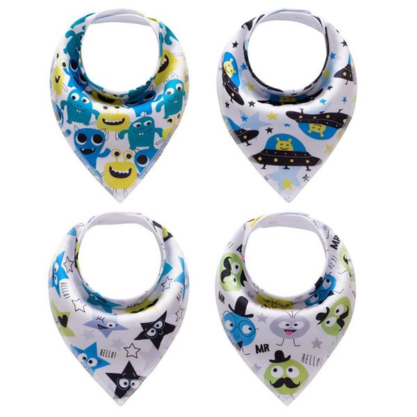 

muslinife fashion 4pcs lot хлопок baby bibs baby boy baby girl newborn chaining burp ткань скарфик-коляска аксессуары вещи swy jllkcb, Red;brown