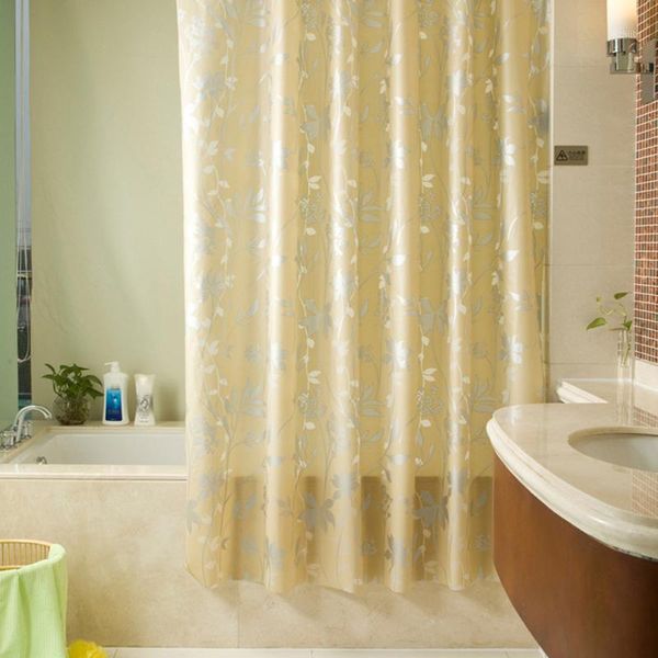 

modern style shower curtain environmental protection partition fresh waterproof mildew peva curtain for bathroom1