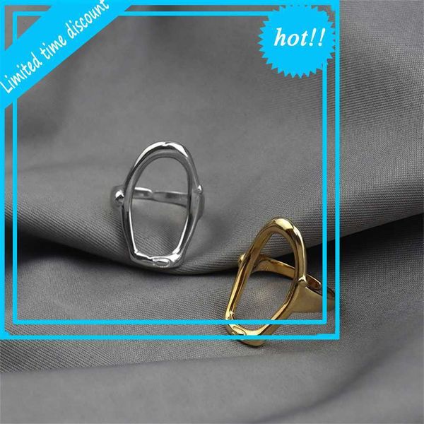 

new fashion versatile style irregular opening ring jewelry, Golden;silver