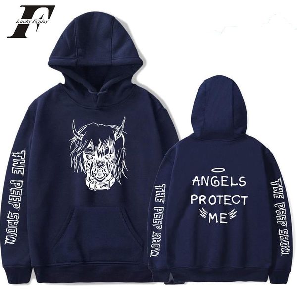 

2020 new lil peep hoodie men/women hooded harajuku hip hop cotton streetwaer casual sweatshirts clothes, Black