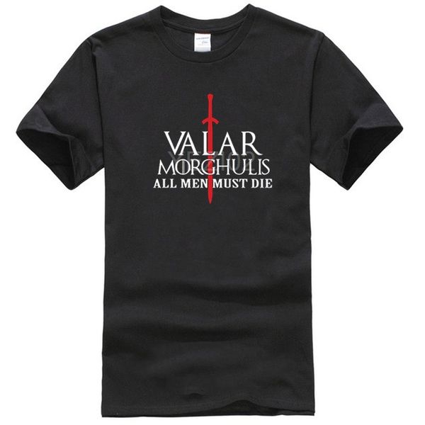 

image t-shirt valar morghulis all men must die - serie tv - by sport hooded sweatshirt hoodie