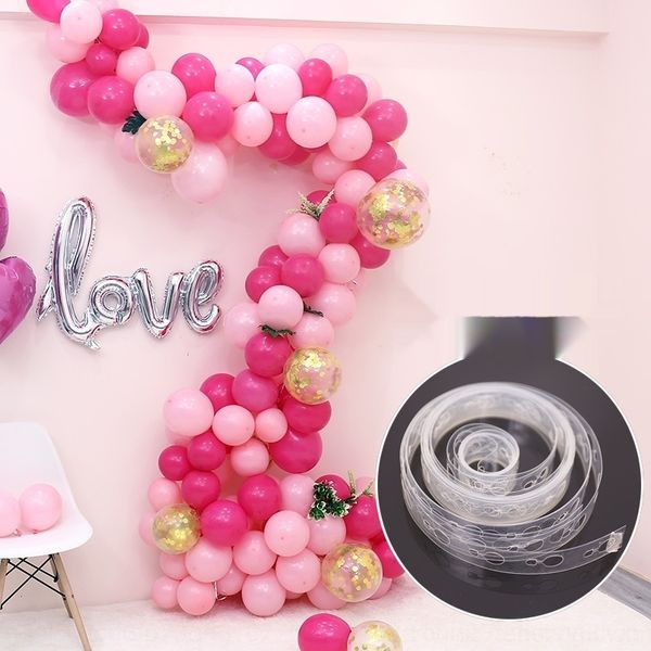 

ebmcs 5 m 5lkzs transparent link rubber party wedding background accessories balloon wall layout balloon arch chain accessories chain