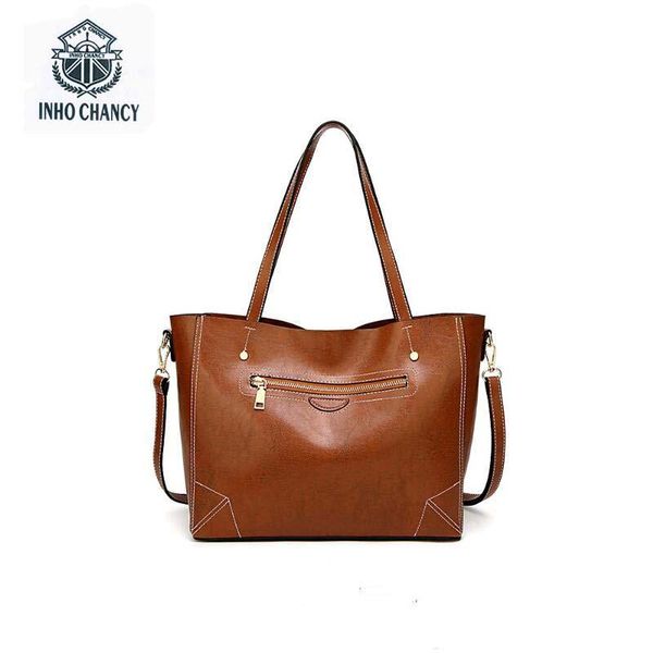 

2020fall large capacity causal shoulder bags for women leather fringe purses handbags vintage tassel tote shopper