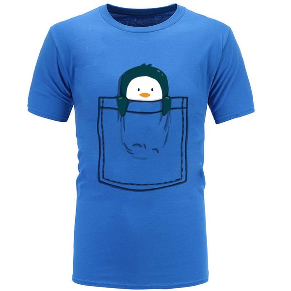 

men popular pocket penguin kawaii graphic fashion print customized wholesale bulk tshirt for christmas hooded sweatshirt hoodie men t shirt