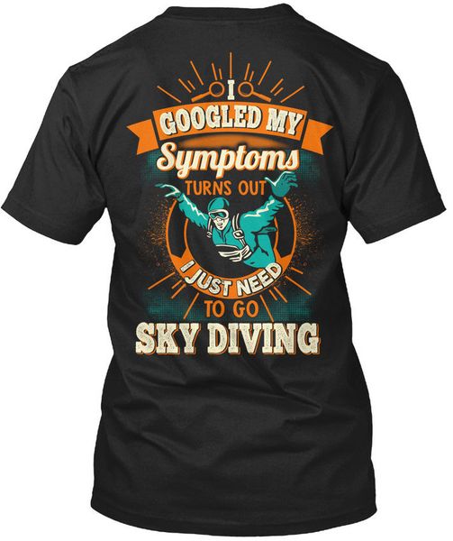 

new funny print awesome skydiving i my symptoms turns standard custom made sport hooded sweatshirt hoodie t shirt