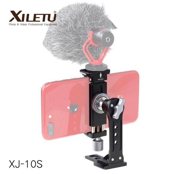 

tripods xj-10s mini phone tripod tablesmartphone mount clip holder stand w detachable ballhead for x/8/7 plus huawei