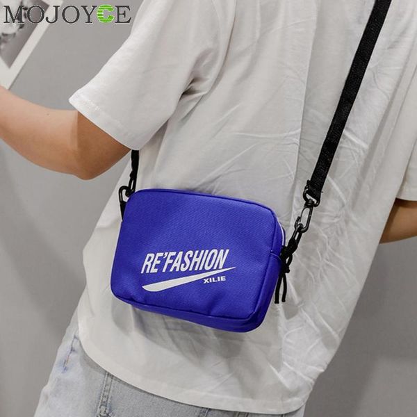 

2020 women shoulder bags solid zipper bags letter print small nylon crossbody female