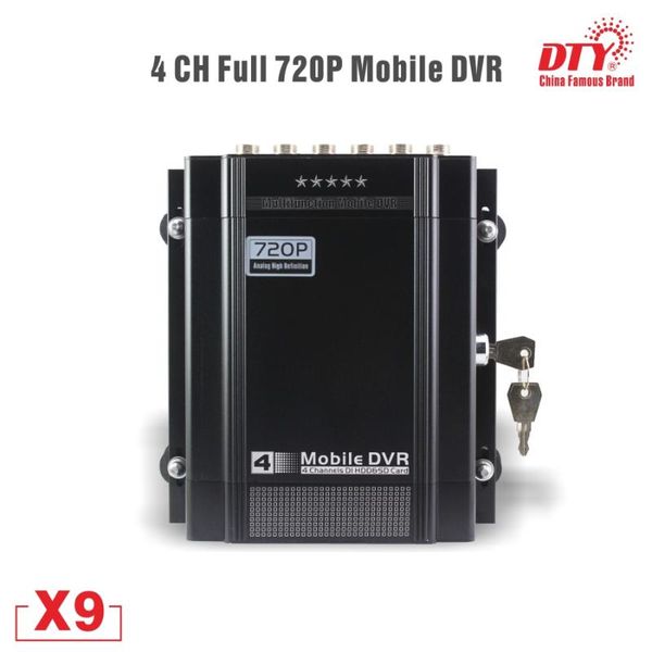 

720p hd car taxi vehicle hdd gps mdvr mobil dvr, x9-4g, Black;white