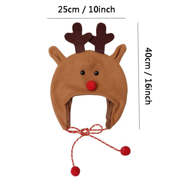 

christmas santa snowman kids hat children new year gifts cartoon elk child hat winter warm cap christmas party decoration cfvt1224