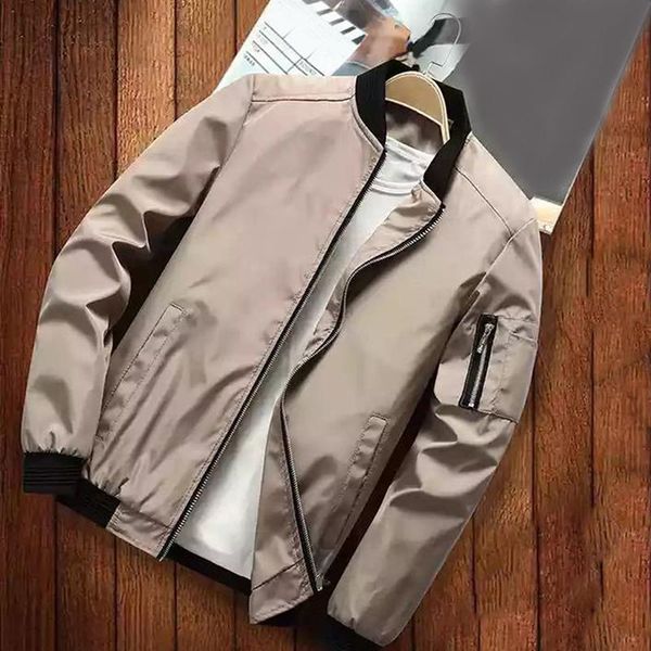 

jackets mens pilot bomber jacket male fashion baseball hip hop streetwear coats slim fit coat brand clothing kg-1089, Black;brown