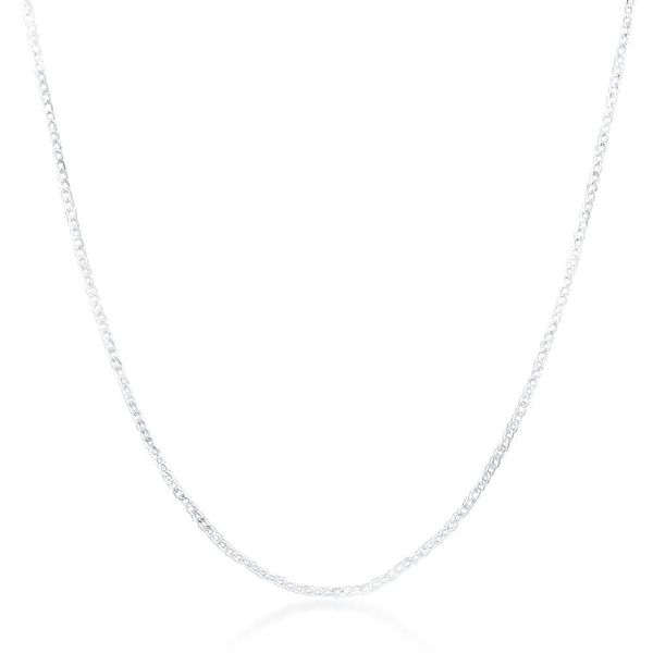 

charms wedding party nice 2mm flat chain silver color new cute for women necklace jewelry silver fashion for pendant ln027 h bbyrrb