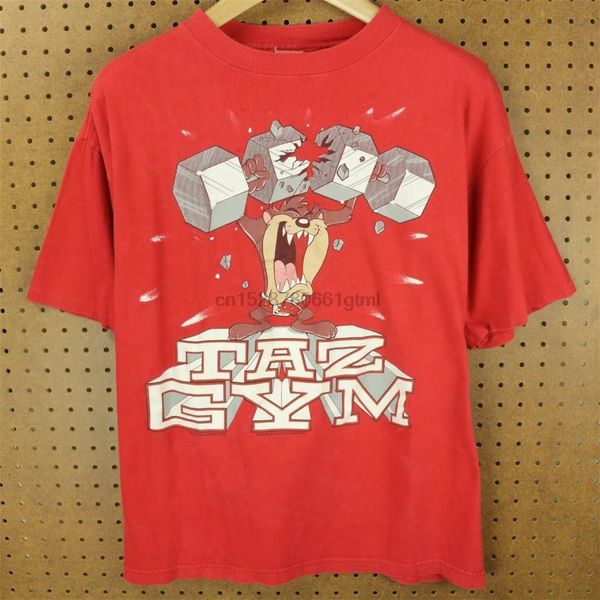 

vtg увядшие 1993 сша сделано таз gym looney tunes большой boxy проблемные 90s свободный размер top ajax смешной спорт толстовка с капюшоном