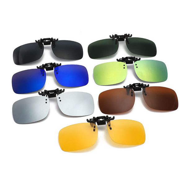

new polarized driving cycling fishing night vision day time clip-on lens sunglasses glasses
