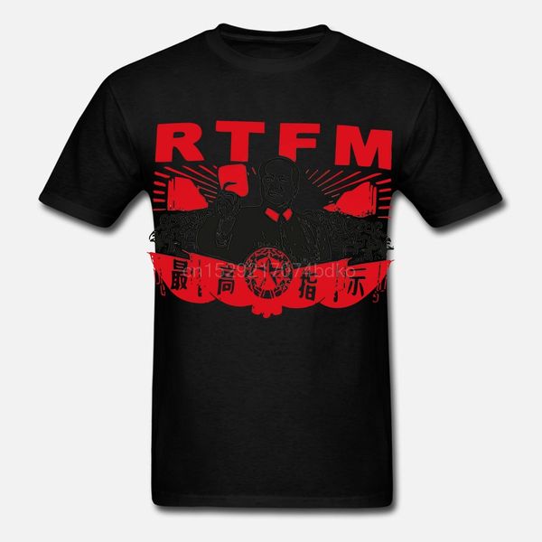 

отпечатано мужчины хлопок мао rtfm с коротким рукавом балахон дизайнеров футболки толстовка