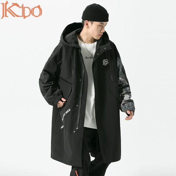 

men winter coats 2020 fashion casual soft loose long windbreaker male outwear xl 2xl 3xl 4xl 5xl black windproof warm wearing1, Tan;black