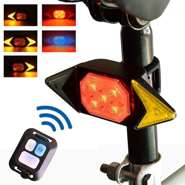

newboler bike turn signal cycling taillight usb rechargeable led bicycle rear light remote wireless control bicycle tail light1