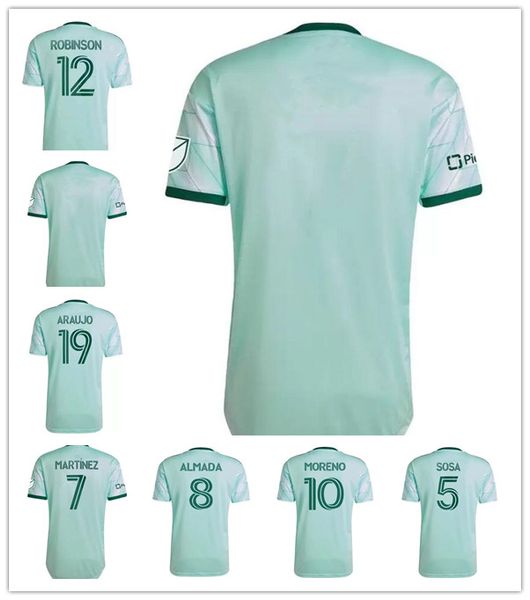 

player version thai quality 2022 2023 atlanta united soccer jersey 22 23 garza jones villalba mccann martinez almiron football shirts zh, Black;yellow