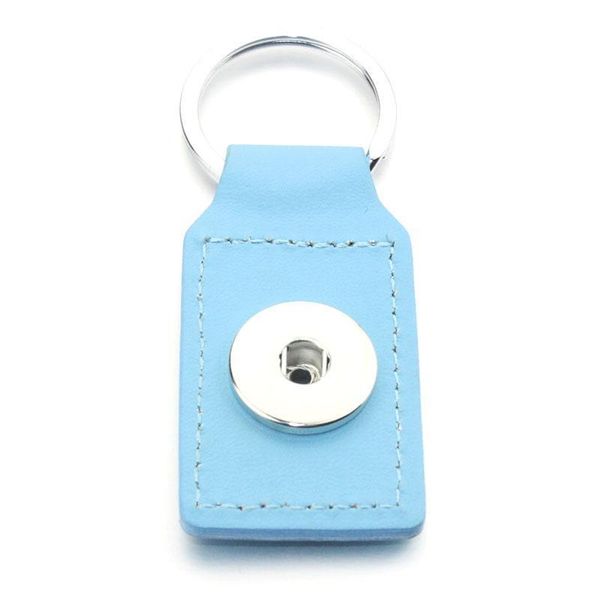 

3 styles snap button keychain pu leather belt key chains diy accessory fit 18mm snap buttons charms keyring 6187 q bbyupr