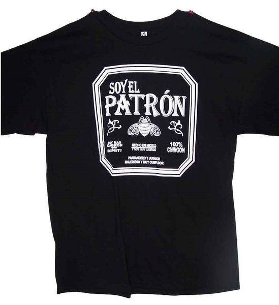 

soy el patron mexican us screen printed t shirts (mxts123c ) tee shirt wholesale tee sport hooded sweatshirt hoodie