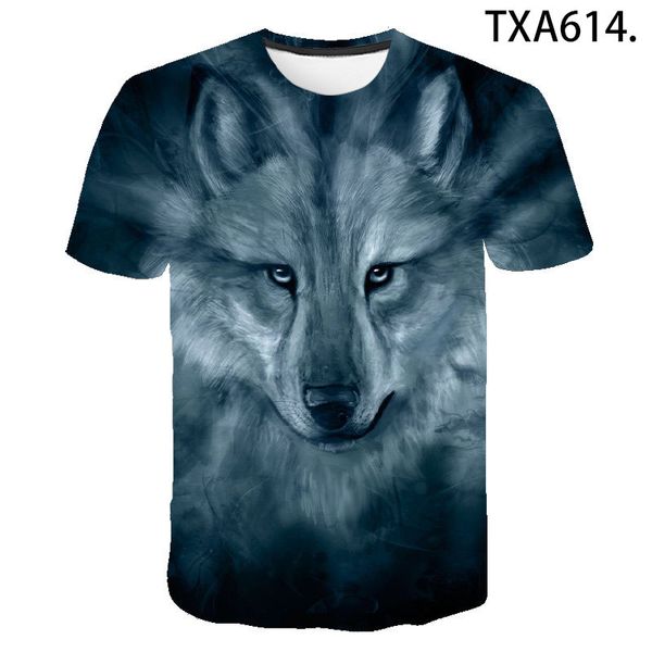 

wolf 3d boy girl printed cool 3d print shirts horror harajuku funny men clothing