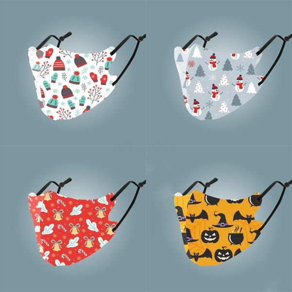 

cartoon oys girls non-woven mouth mask anti pollution reathable print face masks for adult#691, Black