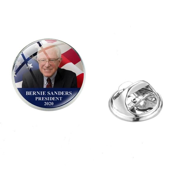 

songda bernie sanders 2020 осложневые булавки стекло art photo brouch pin joe bi biden президент значки для президента поддержки подарок sqc, Gray