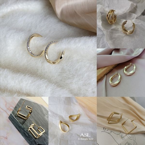 

2qx0 новая мода любовь к тебе серьги сердечника серьги серьги горный хрусталь женщины vintage для goldcartilage серьги установить заявление, Golden