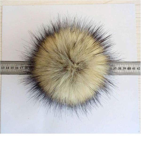 

50 pcs/lot false raccoon hairball hat ball pom pom diy artificial pompom ball wholesale knitting hats accessories wit jllwox