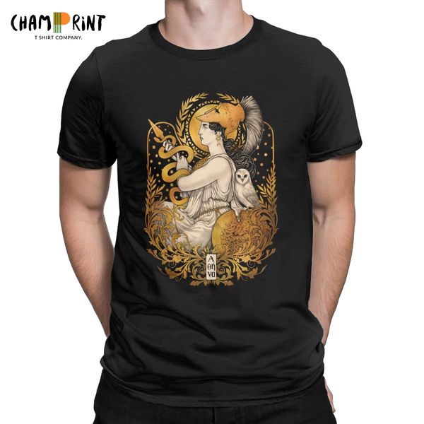 

pallas athena greek goddess mythology vintage short sleeve o neck plus size clothes sport hooded sweatshirt hoodie men t shirt