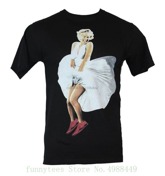 

marylin monroe mens classic windblown skirt with red sneakers mens grey cool fashion hoodie designers t shirts sweatshirt