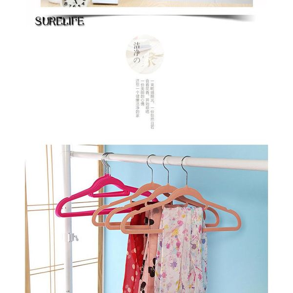 

30pcs black velvet hangers, flocked hangers - space saving, non-slip padded with notched shoulders 30p jllsmr