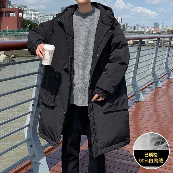 

2021 cotton quilted clothing autumn new lovers long hoodie fashion youth men's clothes 7h6q, Black
