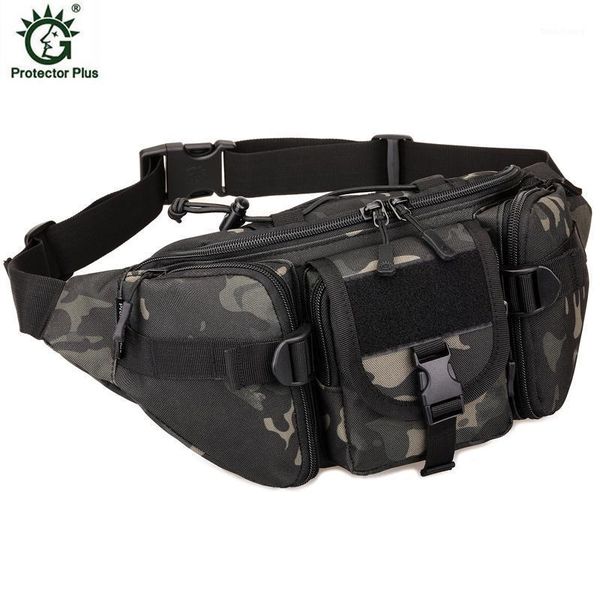 

2020 nylon waist pack belt bag men chest packs camouflage waist bags d0631