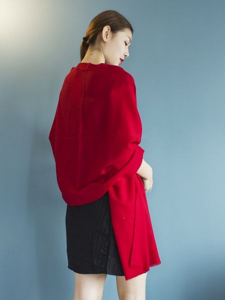 шарф платок с шерстяной толщиной тепло осенью и зимой, Blue;gray