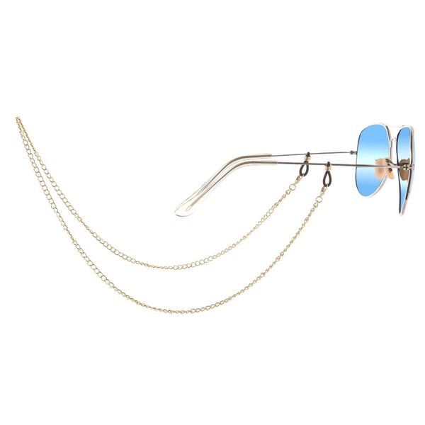 

simple summer new fashion chic womens gold color sunglasses chains casual reading glasses chain eyewear cord lanyard necklace h jllxbo