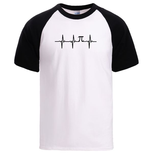 

простой heartbeat math tshirt новая марка с коротким рукавом реглан рукава harajuku поклясться тройники мужской повседневный tops толстовка