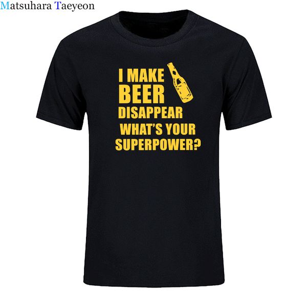

i make beer disappear what's your superpower letter print gift drinker tshirt male funny sport hooded sweatshirt hoodie men t shirt