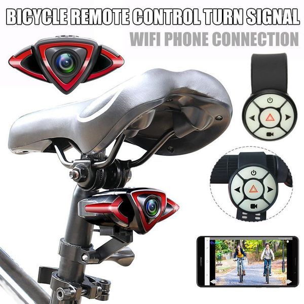 

cyclist camera night rear view wifi bike cam dvr bicycle cycling video recorder bike supplies dja991