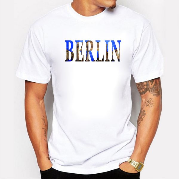 

марка одежды berlin city design новизна o шеи hip hop повседневная короткие рукава лето toptee спорт толстовка с капюшоном толстовка мужчины