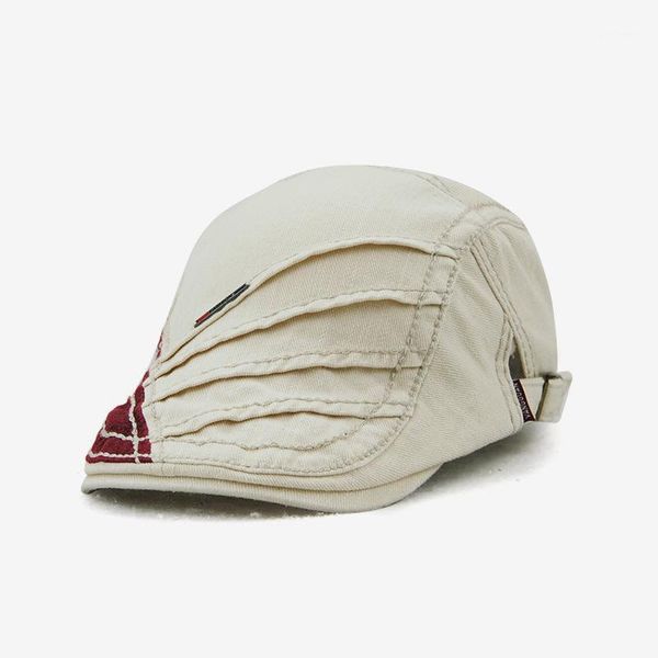 

berets drape design men solid color cotton hat casual wear1, Blue;gray