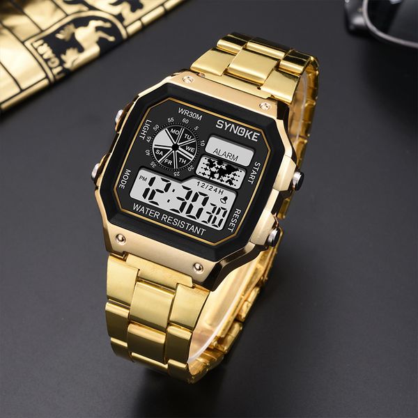 

business watches waterproof electronic sport watch digital wristwatches men clock relogio panars gold reloj hombre 2020