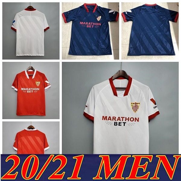 

20 21 фк севилья футбол джерси 5 ocampos 10 were banega 15 en-nesyri 16 navas de jong el haddadi reguilon футбольные наборы футболки, Black;yellow