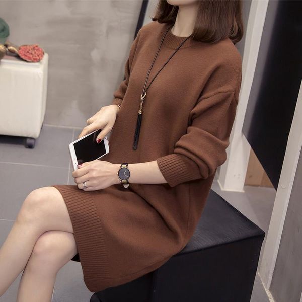 

casual dresses coigarsam 4xl plus size women dress brown black 6343, Black;gray