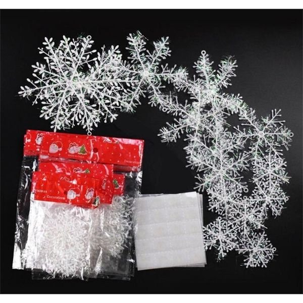 

decorations white snowflake decorations hanging snowflake christmas tree for home weddding party 6pcs with window sticke