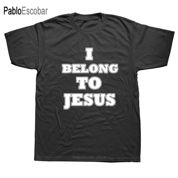 

novelty i belong to jesus religion god mens short sleeves oversized streetwear hip hop printed tees hoodie designers t shirts sweatshirt