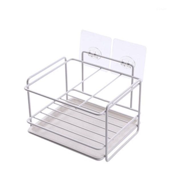 

hooks & rails bathroom drain rack brush washing dishes sponge holder counterorganizer1