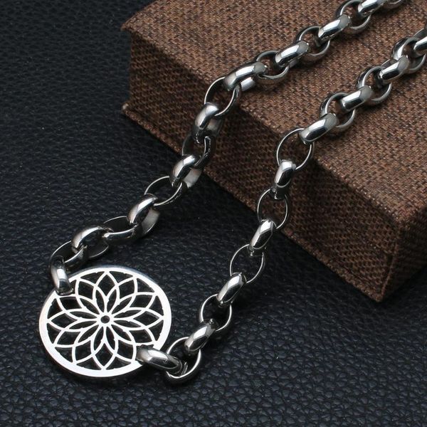 

fashion stainless steel jewelry for woman round necklace chain silver color for choose ngezaabf