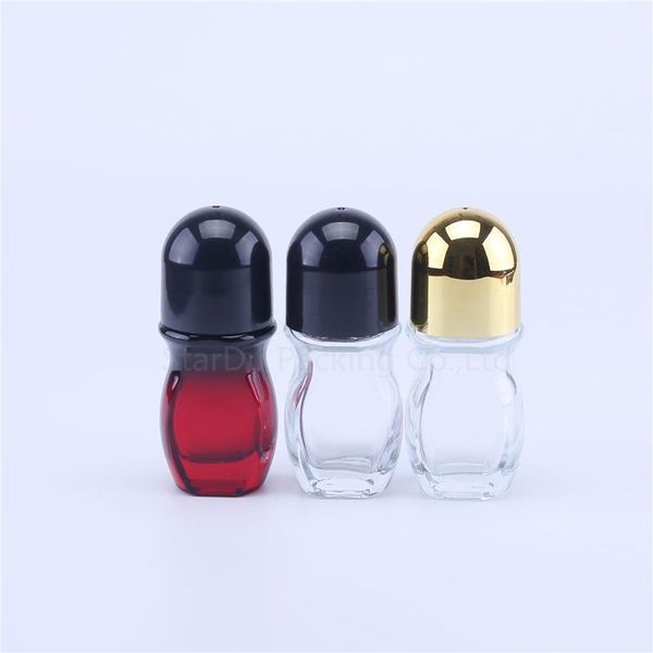 

storage bottles & jars 30ml roll on perfume bottle, 30cc clear essential oil rollon small glass roller container 200pcs1